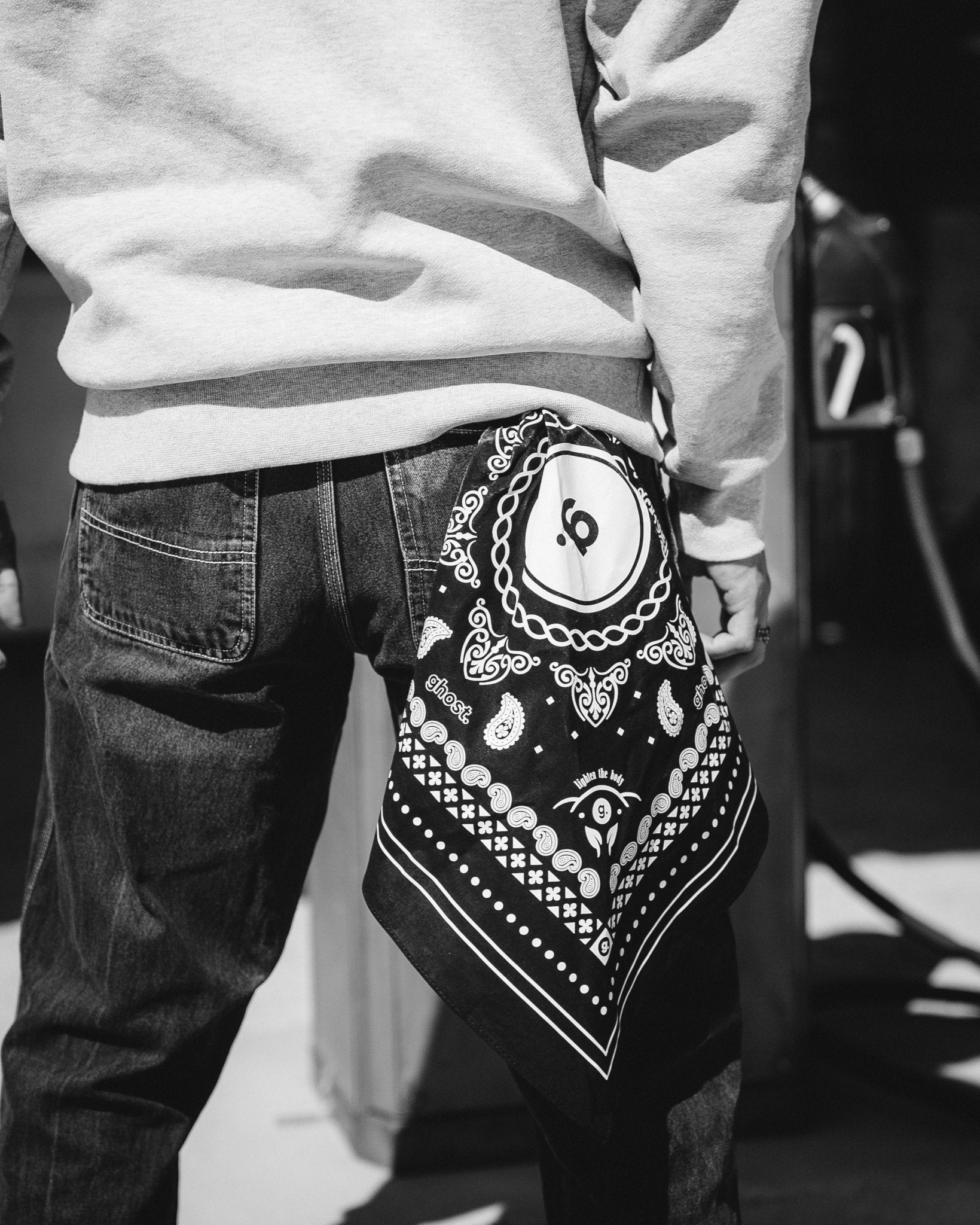 OG Print Bandana - GHOST